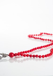 Red Coral Fashion ID Lanyard