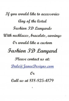 Custom Accessories Your Fashion ID Lanyard